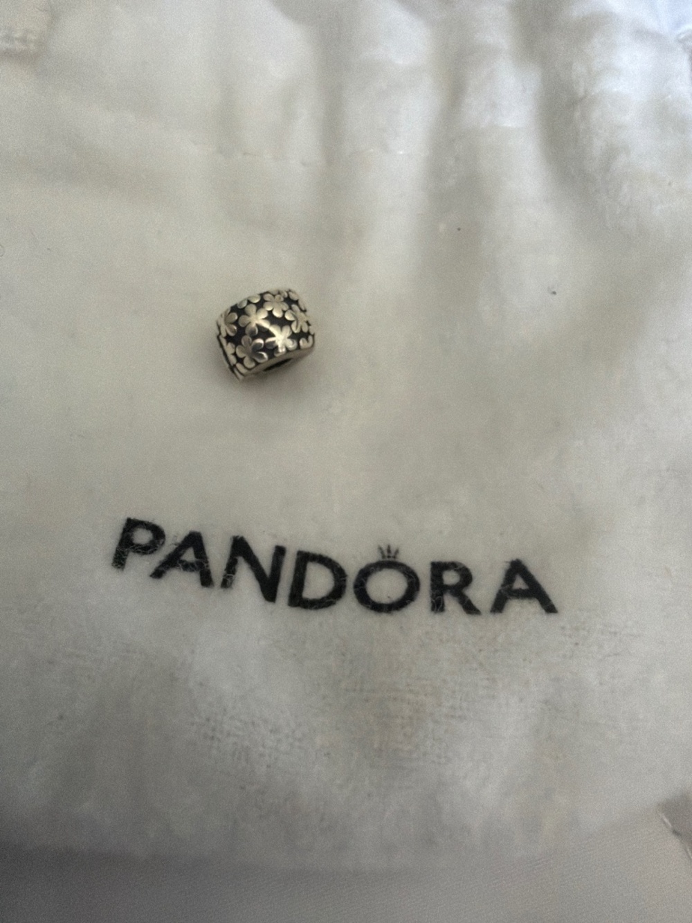 Pandora Flower Clip - authentic, 925 sterling silver